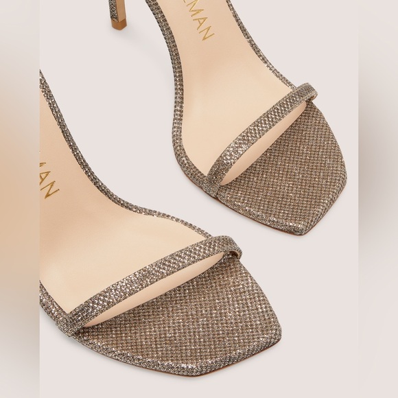 NIB Stuart Weitzman Women’s Nudistcurve 100 Ankle Strap Sandals in size 10 - Picture 3 of 11